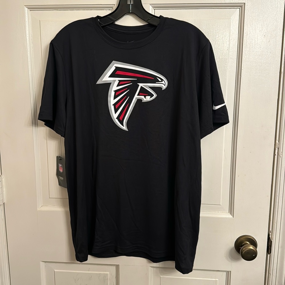 NWT Nike Tee NFL Falcons Black Shirt size Large